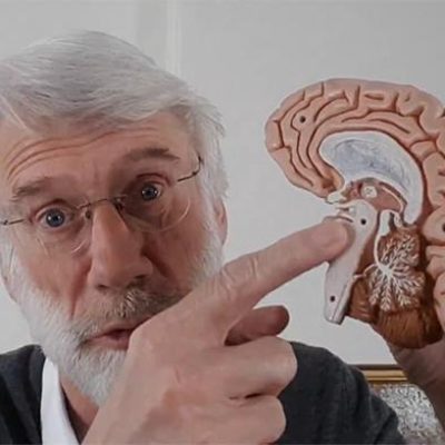 Erik Scherder legt uit hoe Parkinson werkt.